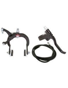 1000a Alloy Brake Rear Black.